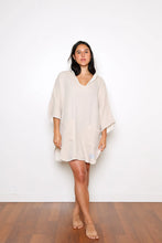 Load image into Gallery viewer, Tofino Towel fair trade cotton muslin cocoon poncho.