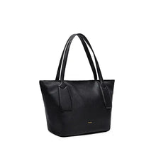 Load image into Gallery viewer, Canada, Canadian, Pixie Mood, vegan leather, tote, bag, recycled material,, purse, black, laptop bag, ipad case