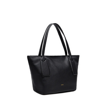 Load image into Gallery viewer, Canada, Canadian, Pixie Mood, vegan leather, tote, bag, recycled material,, purse, black, laptop bag, ipad case