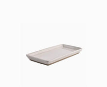 Load image into Gallery viewer, Cream Stoneware Tray Acorn Home + Apparel