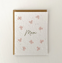 Load image into Gallery viewer, Plantable Greeting Card - Floral Mom
