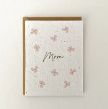 Load image into Gallery viewer, Plantable Greeting Card - Floral Mom Acorn Home + Apparel