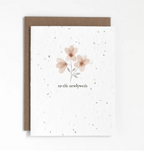 Load image into Gallery viewer, Plantable Greeting Card - To the Newlyweds
