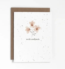 Load image into Gallery viewer, Plantable Greeting Card - To the Newlyweds Acorn Home + Apparel