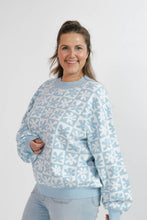 Load image into Gallery viewer, Floral Checkered Sweater Acorn Home + Apparel