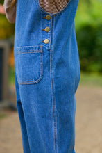 Load image into Gallery viewer, Leah Denim Overalls Acorn Home + Apparel