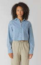 Load image into Gallery viewer, Amy Denim Button Down Acorn Home + Apparel