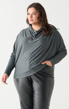 Load image into Gallery viewer, Rachel Mock Neck Top Acorn Home + Apparel