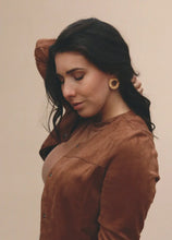 Load image into Gallery viewer, Double Hollow Circle Studs Acorn Home + Apparel