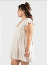Load image into Gallery viewer, Linen Babydoll Mini Dress Acorn Home + Apparel