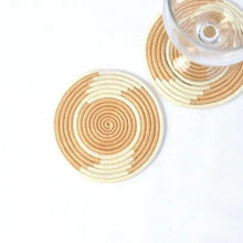Load image into Gallery viewer, Hand Woven Coasters Acorn Home + Apparel