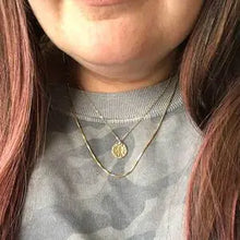 Load image into Gallery viewer, Baby Box Chain Necklace Acorn Home + Apparel