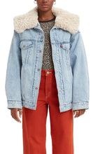 Load image into Gallery viewer, Levi's® XL Women's Sherpa Trucker Jacket Acorn Home + Apparel