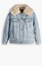 Load image into Gallery viewer, Levi's® XL Women's Sherpa Trucker Jacket Acorn Home + Apparel