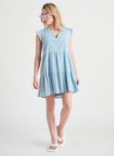 Load image into Gallery viewer, Linen Babydoll Mini Dress