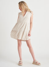 Load image into Gallery viewer, Linen Babydoll Mini Dress