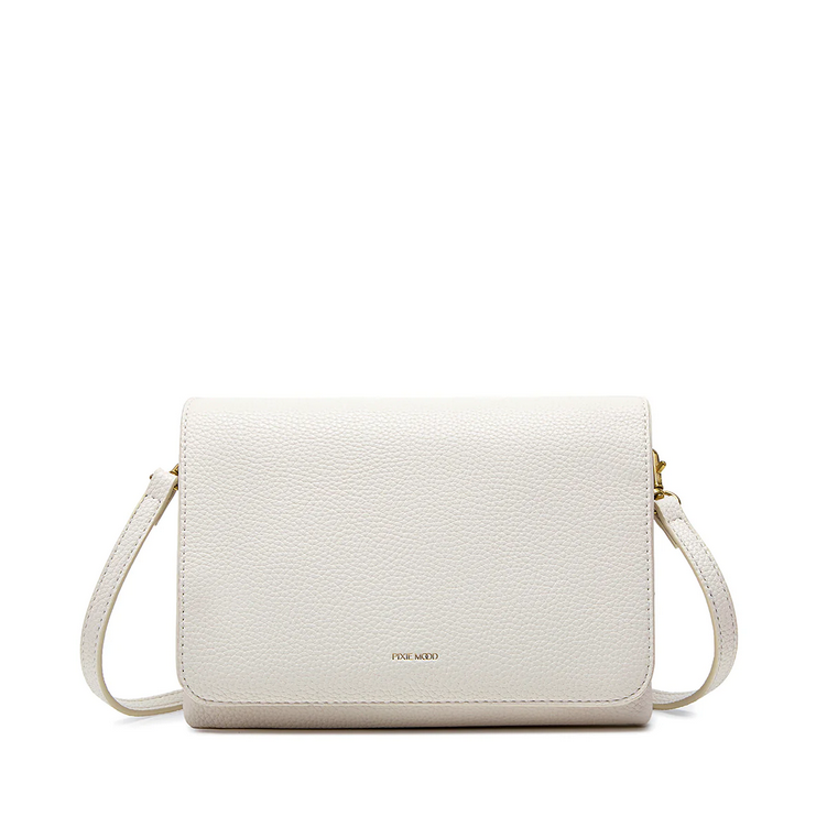 Canadian, Canada, purse, vegan leather, Pixie Mood, white, crossbody