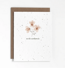 Load image into Gallery viewer, Plantable Greeting Card - To the Newlyweds
