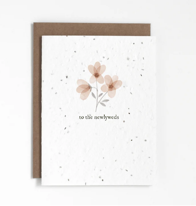 Plantable Greeting Card - To the Newlyweds