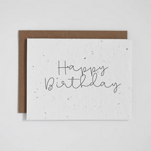 Load image into Gallery viewer, Plantable Greeting Card - Happy Birthday
