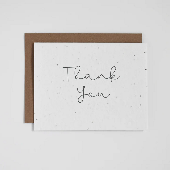 Plantable Greeting Card - Thank You