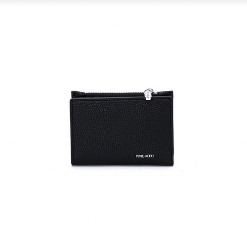 Pixie Mood Aiko black  soft vegan leather wallet.