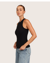 Load image into Gallery viewer, Bamboo Ribbed Racerback Tank Acorn Home + Apparel
