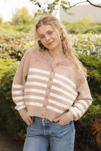 Load image into Gallery viewer, Mabel Striped Short Cardi
