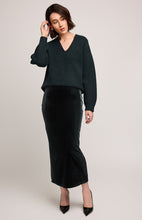 Load image into Gallery viewer, Dahlia Velvet Skirt
