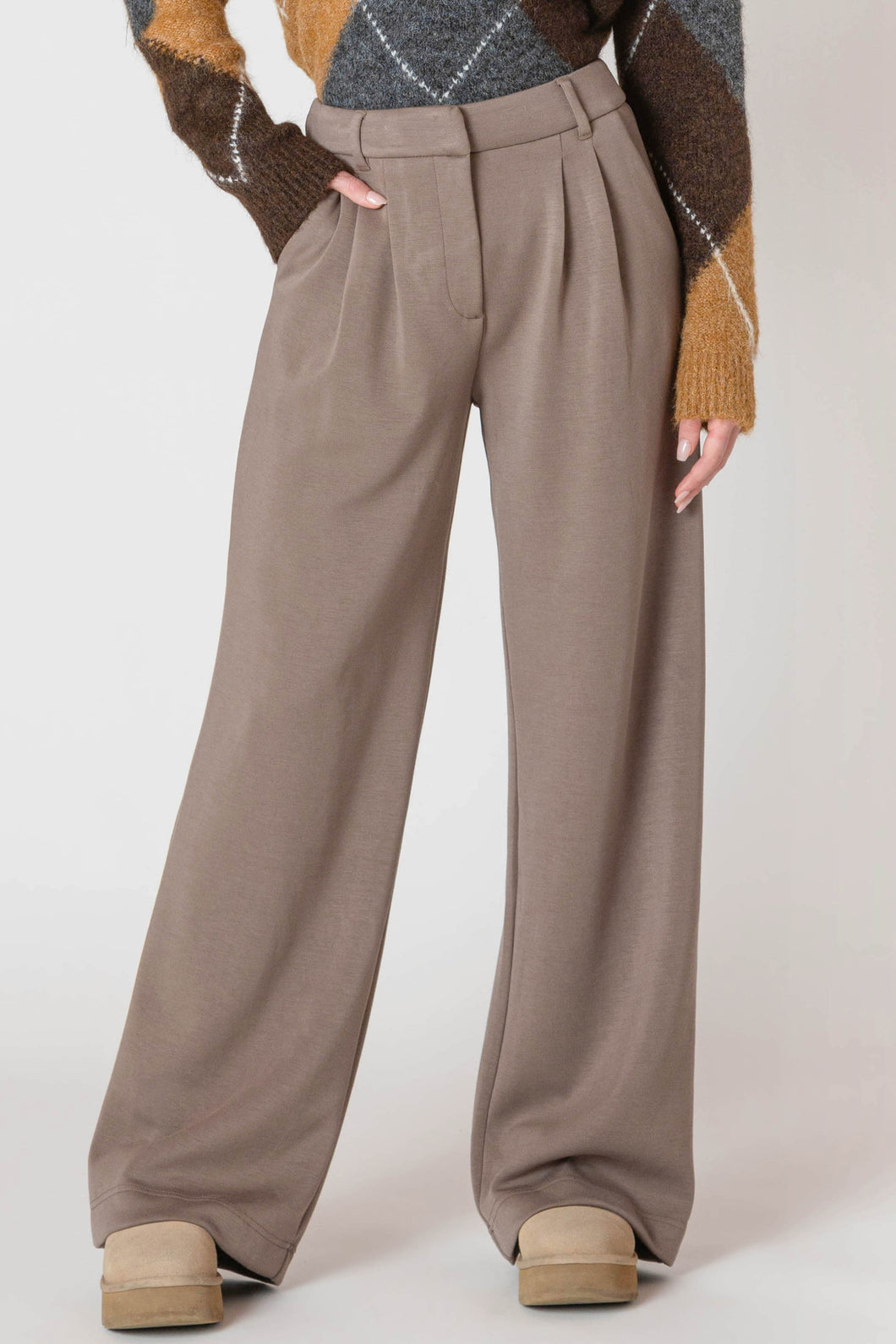 Becca Wide Leg Knit Trouser