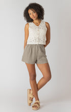 Load image into Gallery viewer, Khaki Linen Shorts Acorn Home + Apparel
