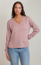 Load image into Gallery viewer, Rosa V-Neck Sweater Acorn Home + Apparel
