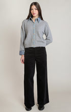 Load image into Gallery viewer, Denim Trim Sweater Acorn Home + Apparel
