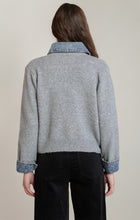 Load image into Gallery viewer, Denim Trim Sweater Acorn Home + Apparel
