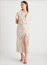 Load image into Gallery viewer, Draped Wrap Midi Dress
