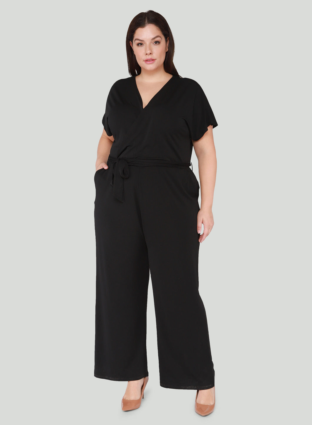 Wrap Front Jumpsuit